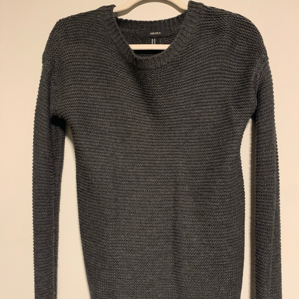 Gray sweater